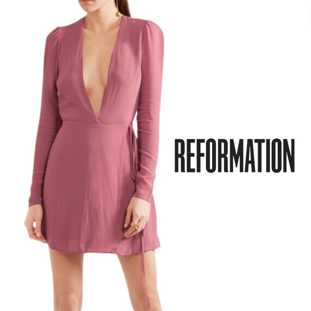 Reformation Pink Mini Dress